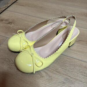 Women's Yellow Loafers